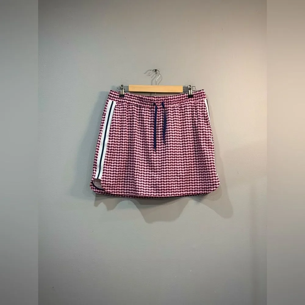 Pink/Navy Lady Hagen Sporty Golf Skirt Size L EUC